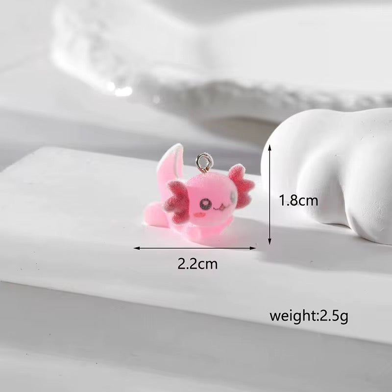 RESTOCK! Keychain - Mini Fluffy Flocked Animal