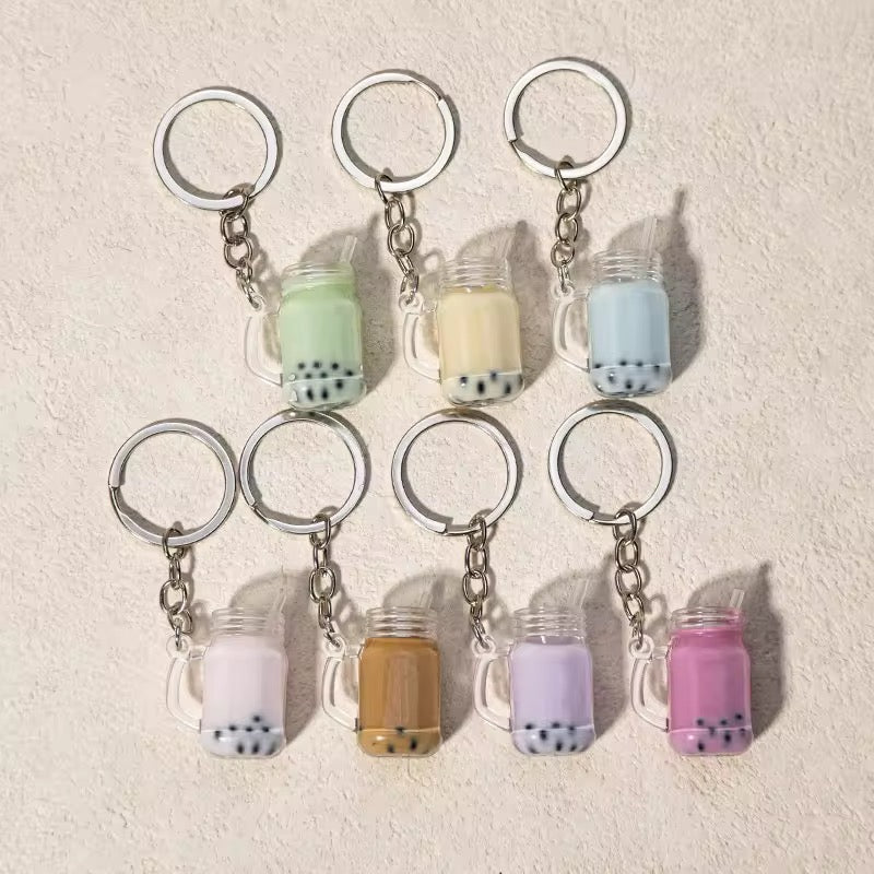 PRE-ORDER! Keychain - Mini Bubble Tea Keychain Charm