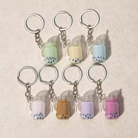 PRE-ORDER! Keychain - Mini Bubble Tea Keychain Charm
