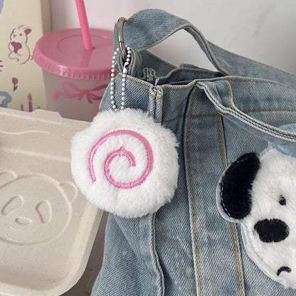PRE-ORDER! Keychain - Soft Swiss Cake Roll Bag Charm Plush