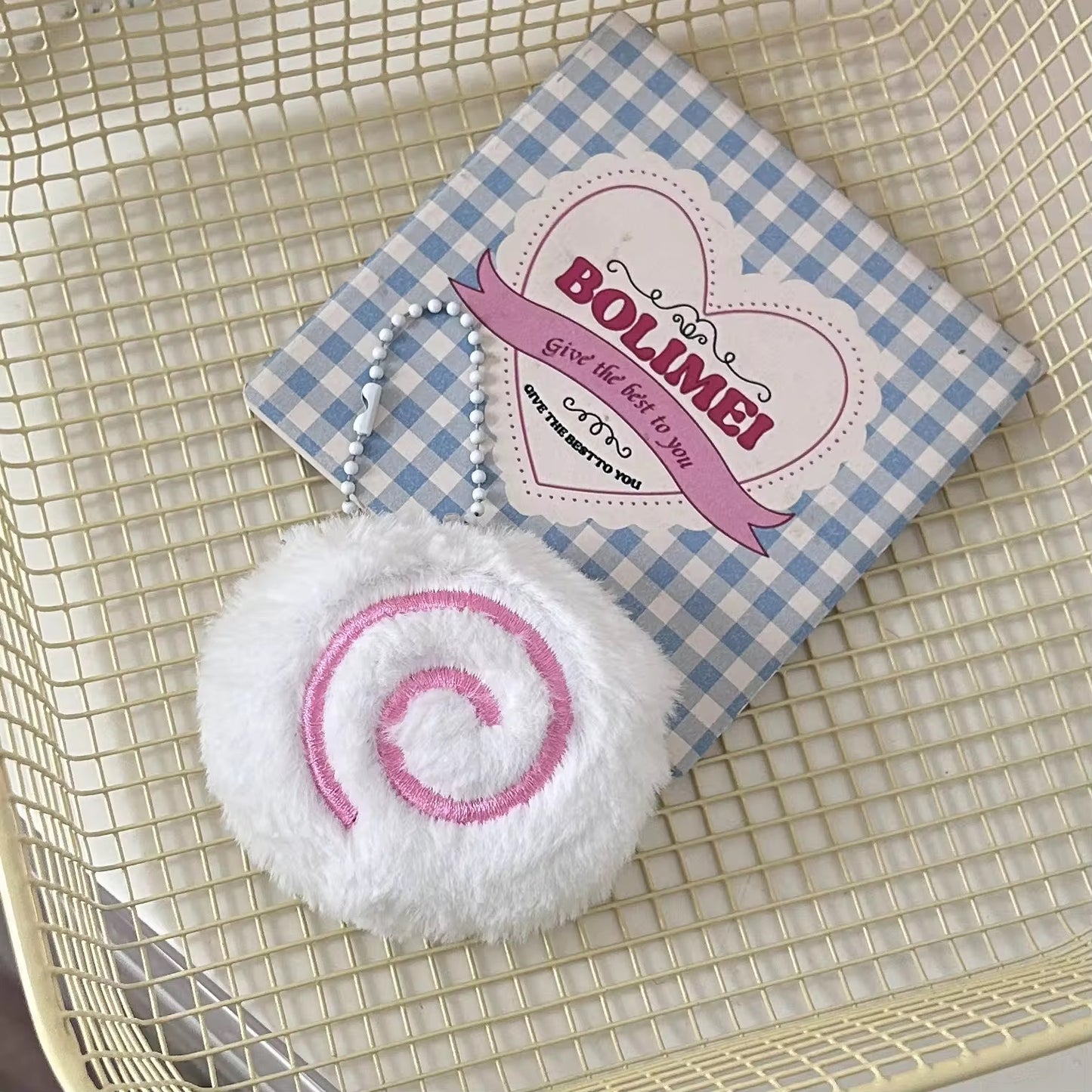 PRE-ORDER! Keychain - Soft Swiss Cake Roll Bag Charm Plush