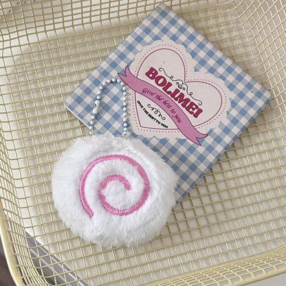 PRE-ORDER! Keychain - Soft Swiss Cake Roll Bag Charm Plush