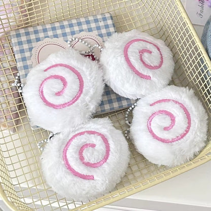 PRE-ORDER! Keychain - Soft Swiss Cake Roll Bag Charm Plush