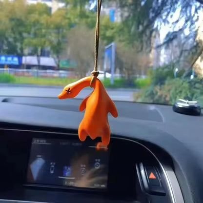 PRE-ORDER! Keychain - Colour Changing Goose Car Hanging Ornament - UV Reactive Duck Decor