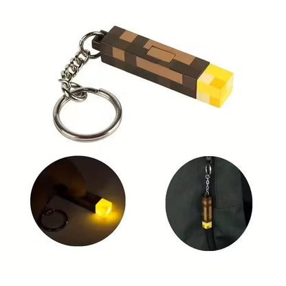 PRE-ORDER! Keychain - Minecraft Torch LED