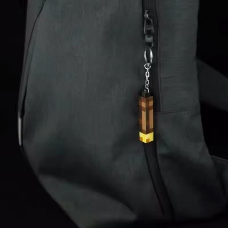 PRE-ORDER! Keychain - Minecraft Torch LED