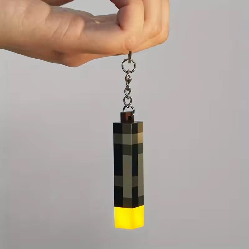 PRE-ORDER! Keychain - Minecraft Torch LED