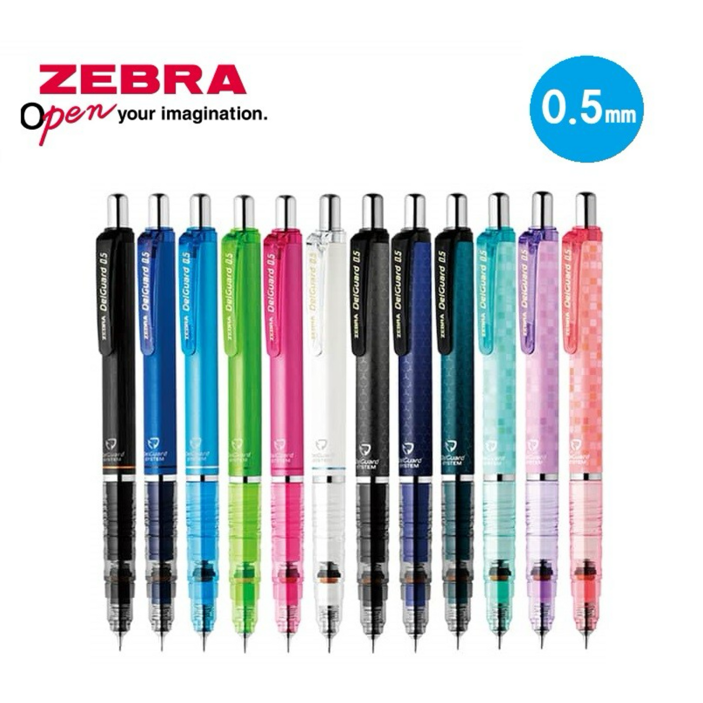 PRE-ORDER! Zebra DelGuard - Mechanical Pencil - 0.5mm
