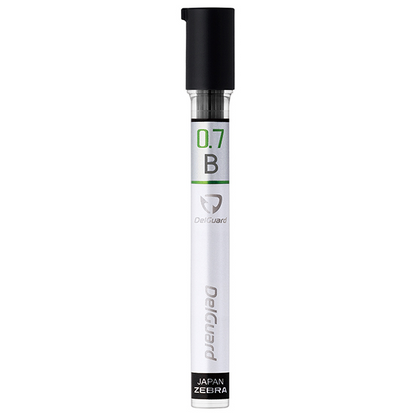 PRE-ORDER! Zebra DelGuard 0.7mm - B Mechanical Pencil Lead Refill