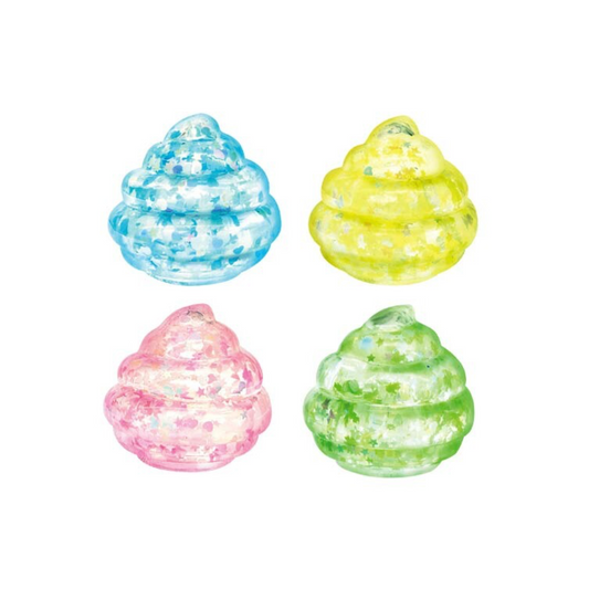Japanese Toy - Squishy Glitter Swirl Poop Squeeze Toy