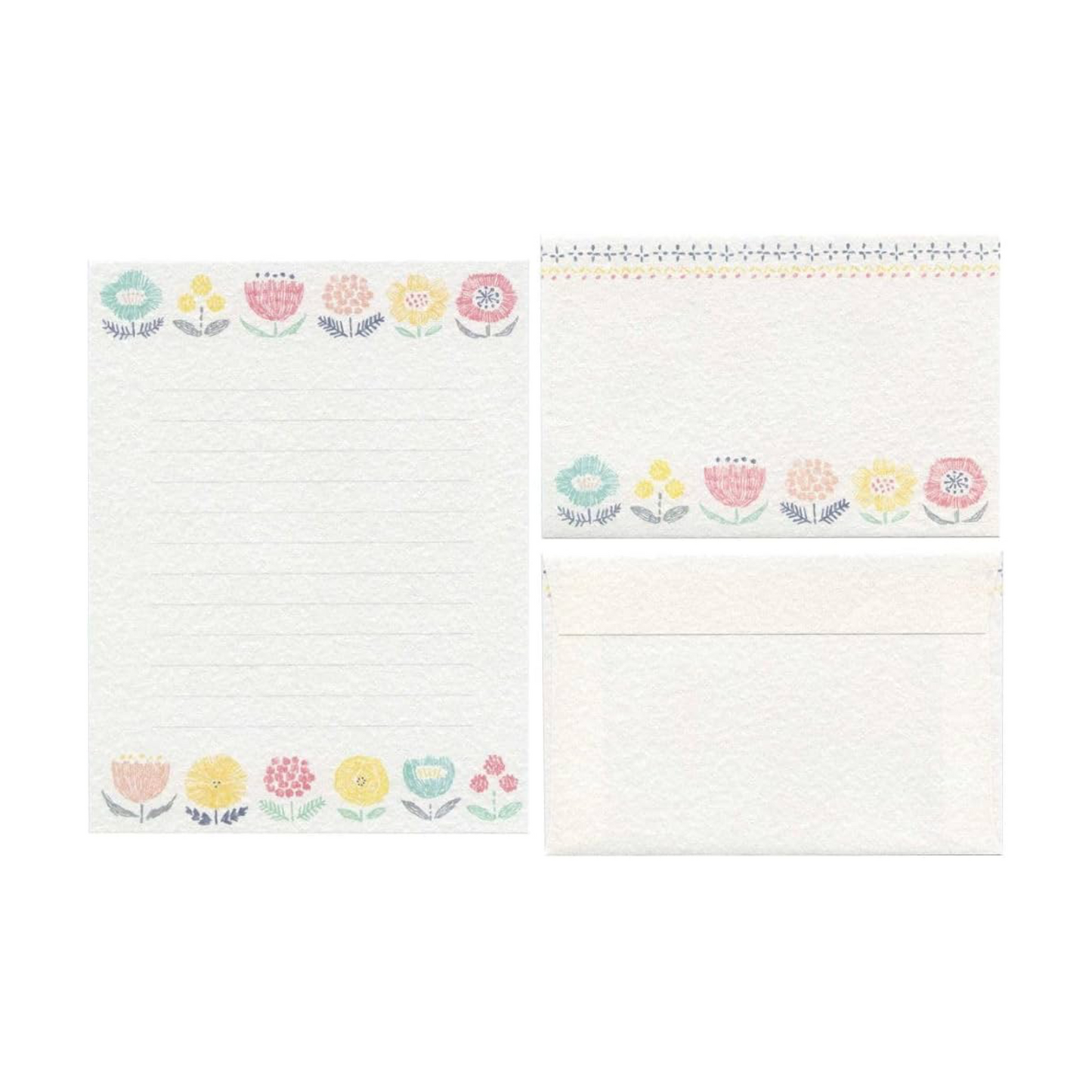 PRE-ORDER! Furukawa Shiko - Mino Washi - Letter Set - Blooming Garden
