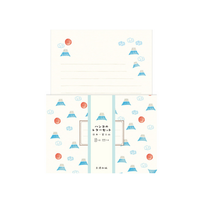 PRE-ORDER! Furukawa Shiko - Mino Washi - Letter Set - Mount Fuji