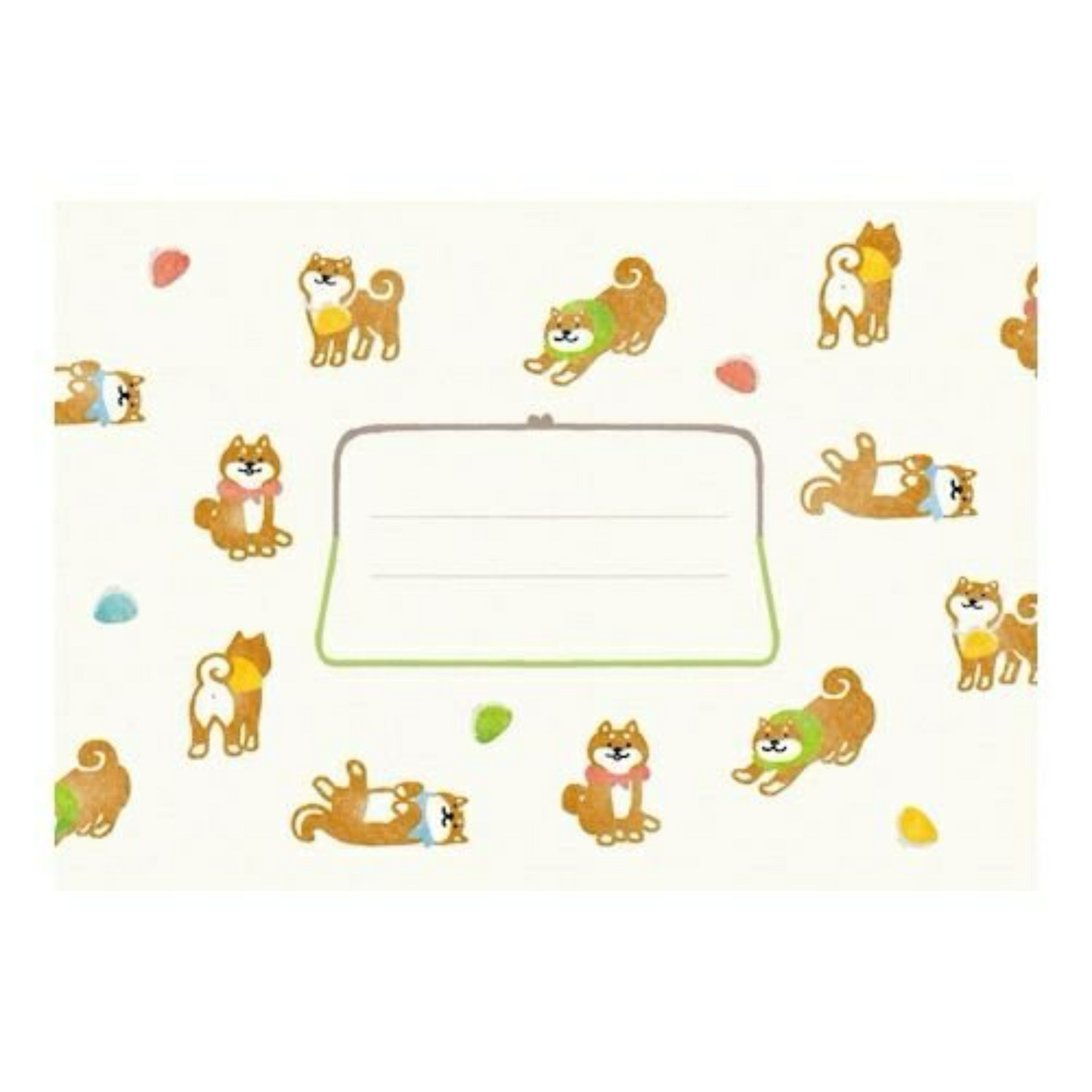 PRE-ORDER! Furukawa Shiko - Mino Washi - Letter Set - Shiba Inu