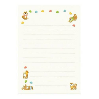 PRE-ORDER! Furukawa Shiko - Mino Washi - Letter Set - Shiba Inu
