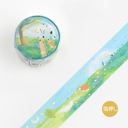 PRE-ORDER! BGM Washi Tape - Countryside Path