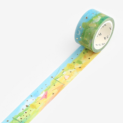 PRE-ORDER! BGM Washi Tape - Countryside Path