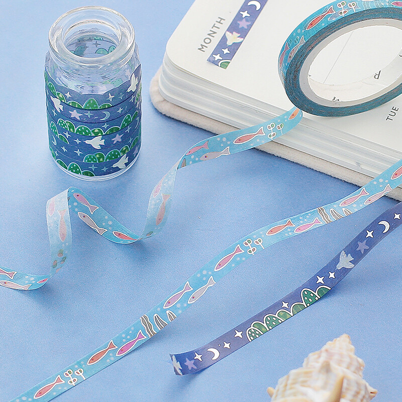 PRE-ORDER! BGM Washi Tape - Birds & Starry Sky