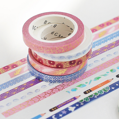 PRE-ORDER! BGM Washi Tape - Birds & Starry Sky