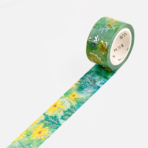 PRE-ORDER! BGM Washi Tape - Watercolor Flower - Hinagiku