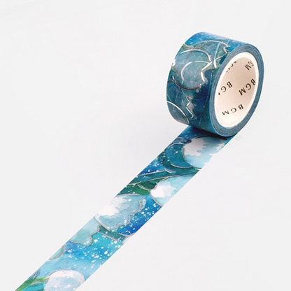 PRE-ORDER! BGM Washi Tape - Watercolor Flower - Suzuran