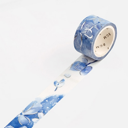 PRE-ORDER! BGM Washi Tape - Watercolor Flower - Hydrangea
