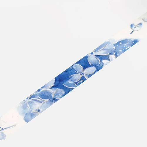 PRE-ORDER! BGM Washi Tape - Watercolor Flower - Hydrangea