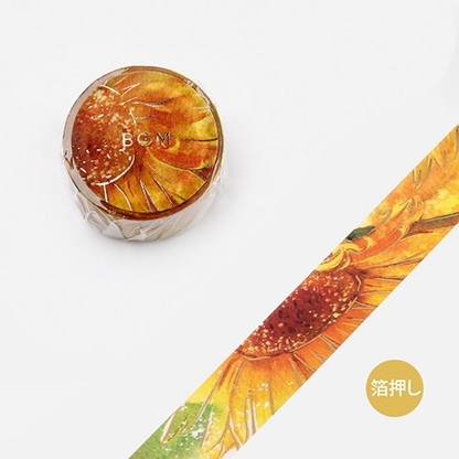 PRE-ORDER! BGM Washi Tape - Watercolor Flower - Mukaihawaii