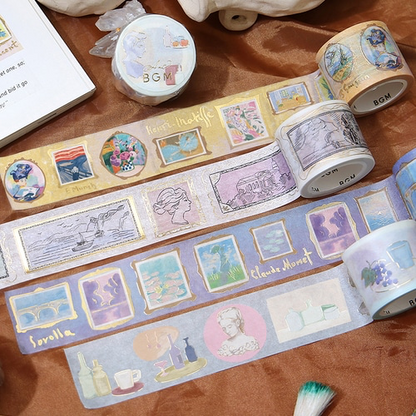 PRE-ORDER! BGM Washi Tape - Art Tournament - Romantic