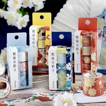 PRE-ORDER! BGM Washi Tape - Kimono Collection - Camellia
