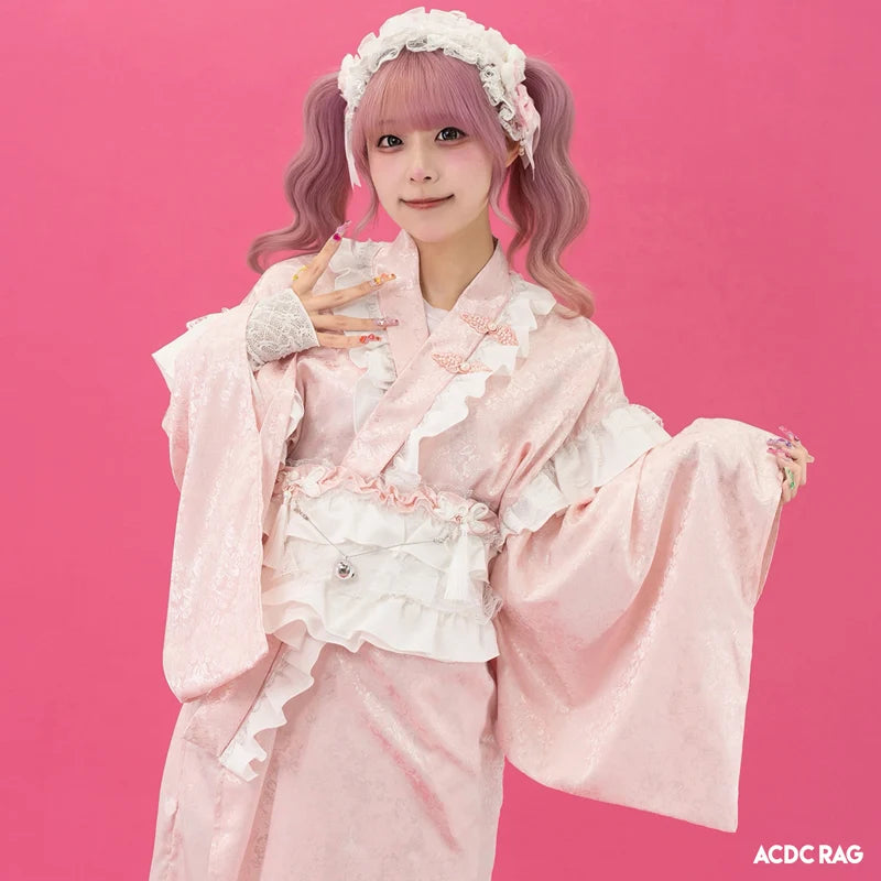 NEW! ACDC RAG - Peach Kimono