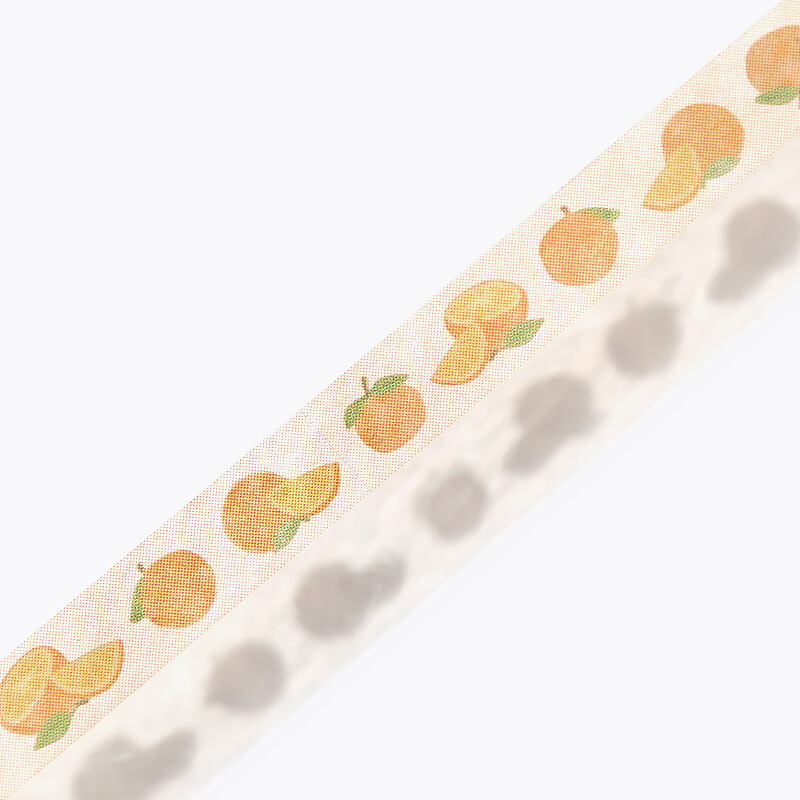 NEW! BGM - Clear PET Tape 5 mm - Tangerine