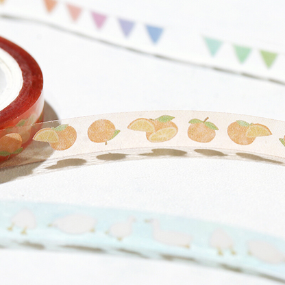 NEW! BGM - Clear PET Tape 5 mm - Colourful Flags