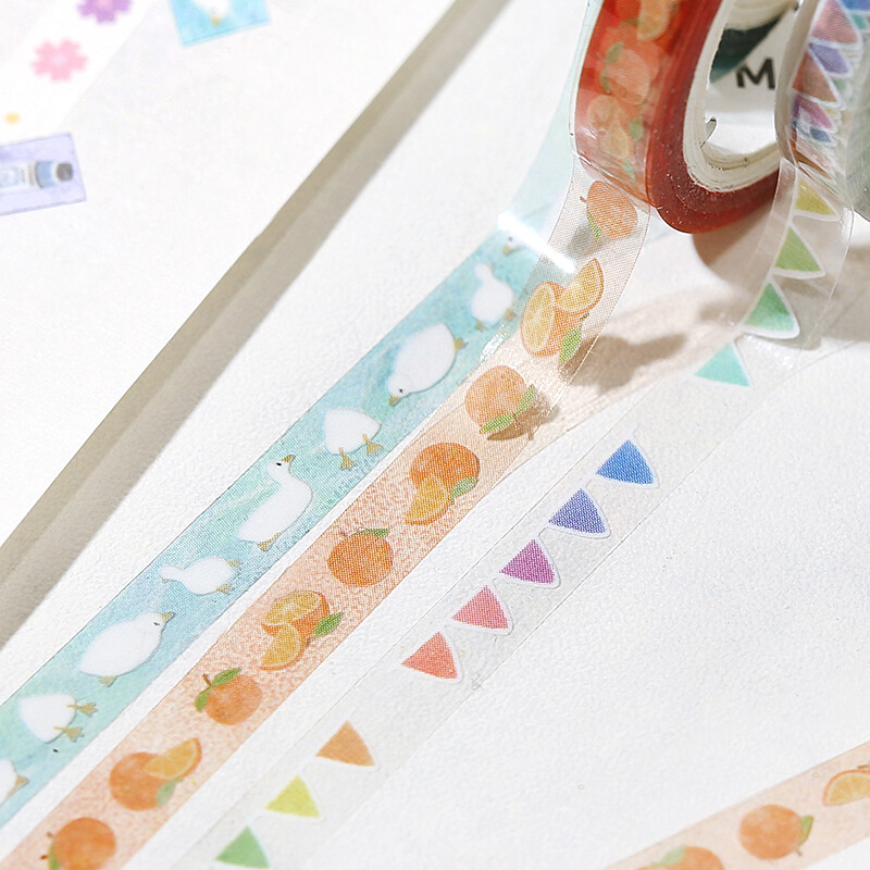 NEW! BGM - Clear PET Tape 5 mm - Flower