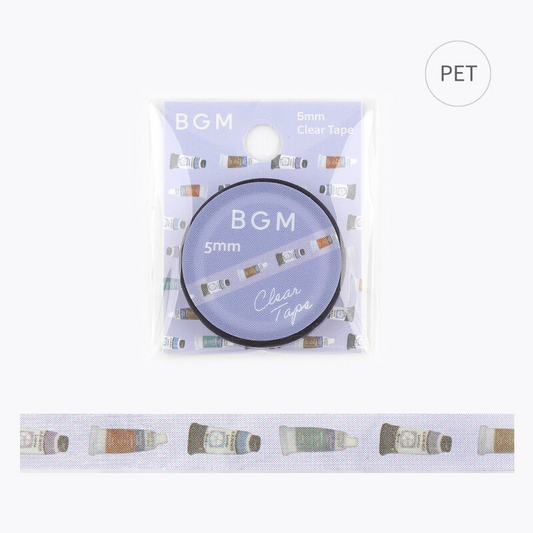 NEW! BGM - Clear PET Tape 5 mm - Paints