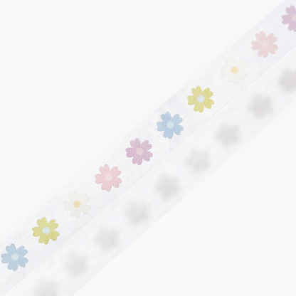 NEW! BGM - Clear PET Tape 5 mm - Flower