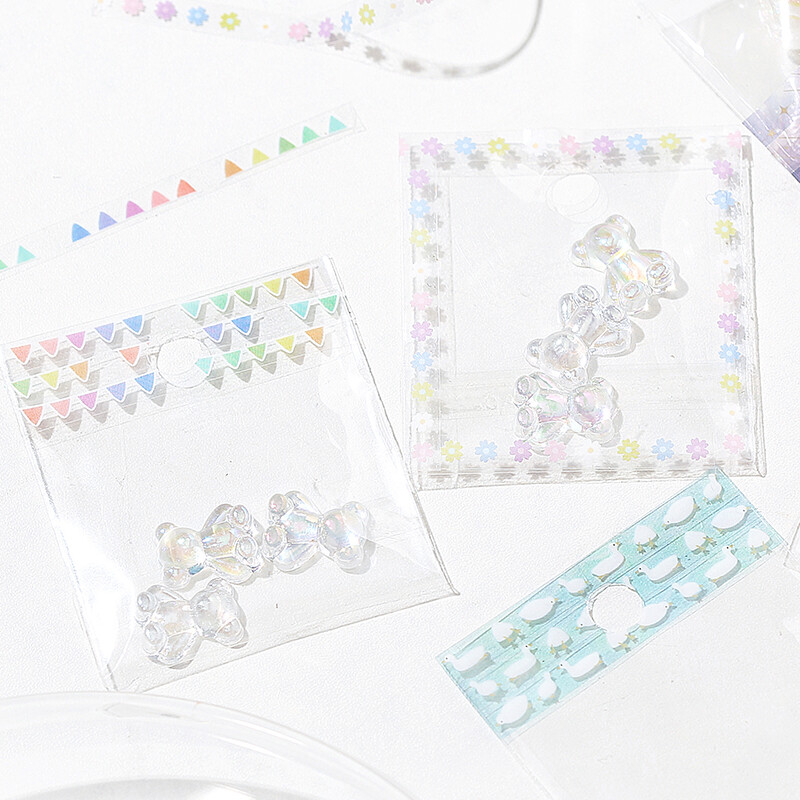 NEW! BGM - Clear PET Tape 5 mm - Flower