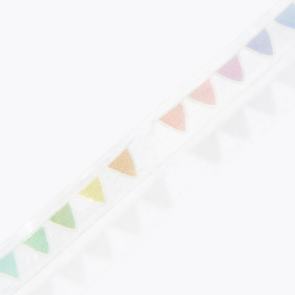 NEW! BGM - Clear PET Tape 5 mm - Colourful Flags
