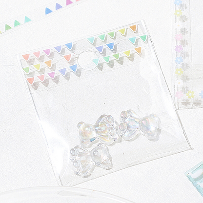 NEW! BGM - Clear PET Tape 5 mm - Colourful Flags