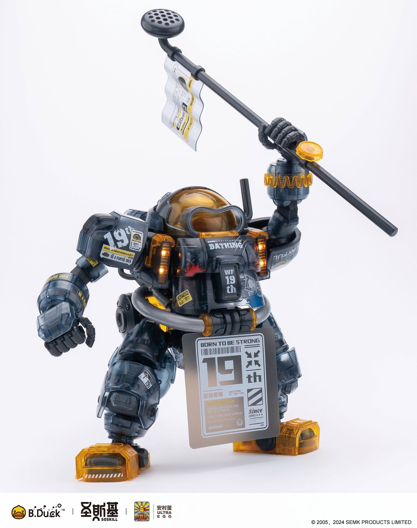 NEW! SOSKILL x ULTRA EGG - SpaDuck - 19th Anniversary Black Samurai - Limited Edition Plastic Model Kit