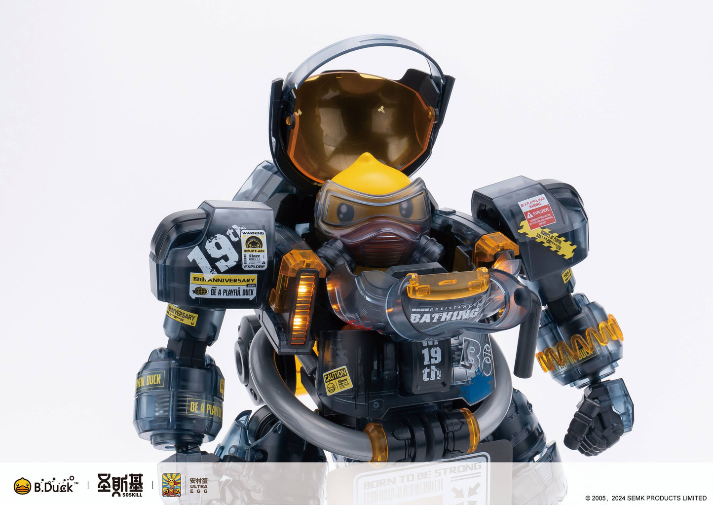 NEW! SOSKILL x ULTRA EGG - SpaDuck - 19th Anniversary Black Samurai - Limited Edition Plastic Model Kit