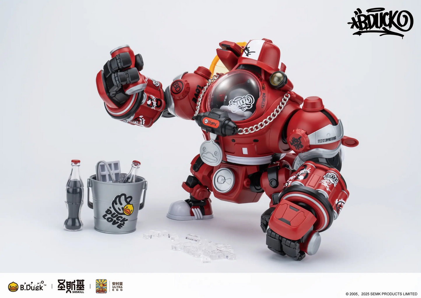 NEW! SOSKILL x ULTRA EGG - HiphopDuck - Plastic Model Kit Cola