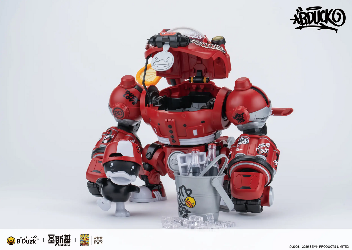 NEW! SOSKILL x ULTRA EGG - HiphopDuck - Plastic Model Kit Cola