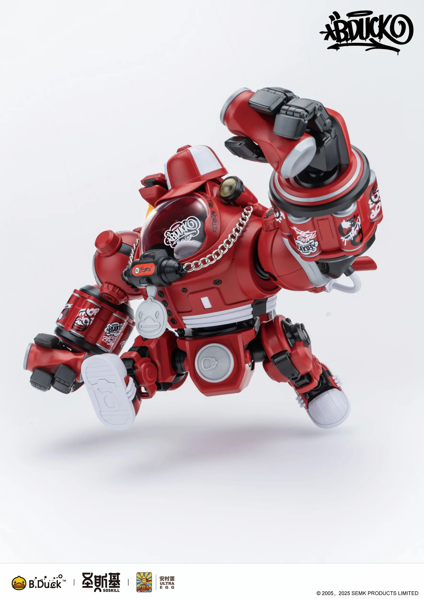 NEW! SOSKILL x ULTRA EGG - HiphopDuck - Plastic Model Kit Cola