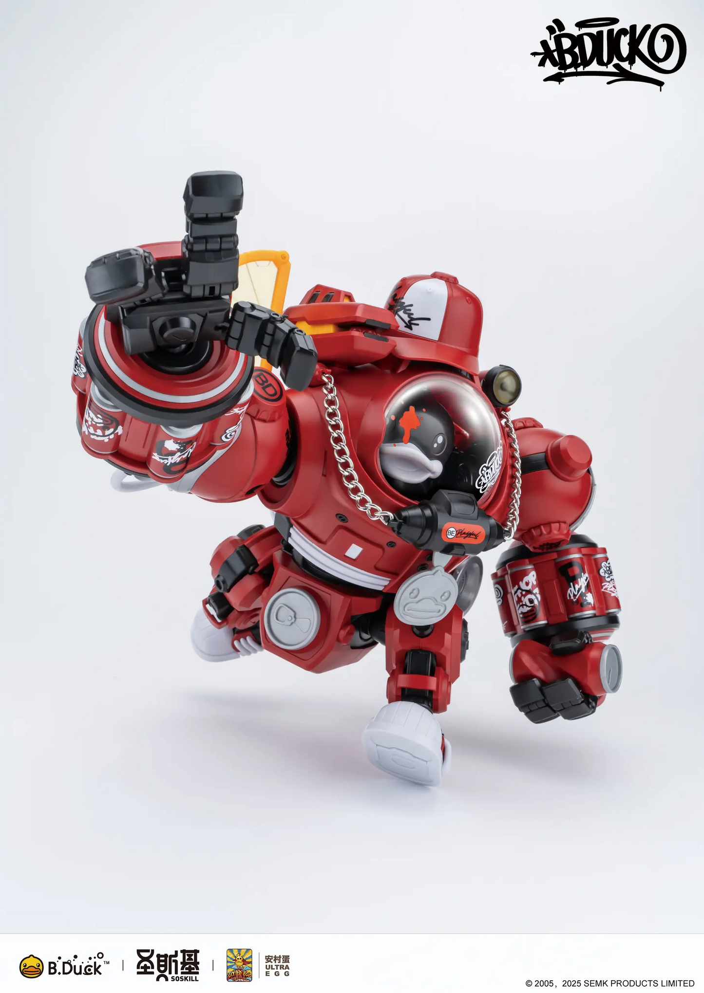 NEW! SOSKILL x ULTRA EGG - HiphopDuck - Plastic Model Kit Cola