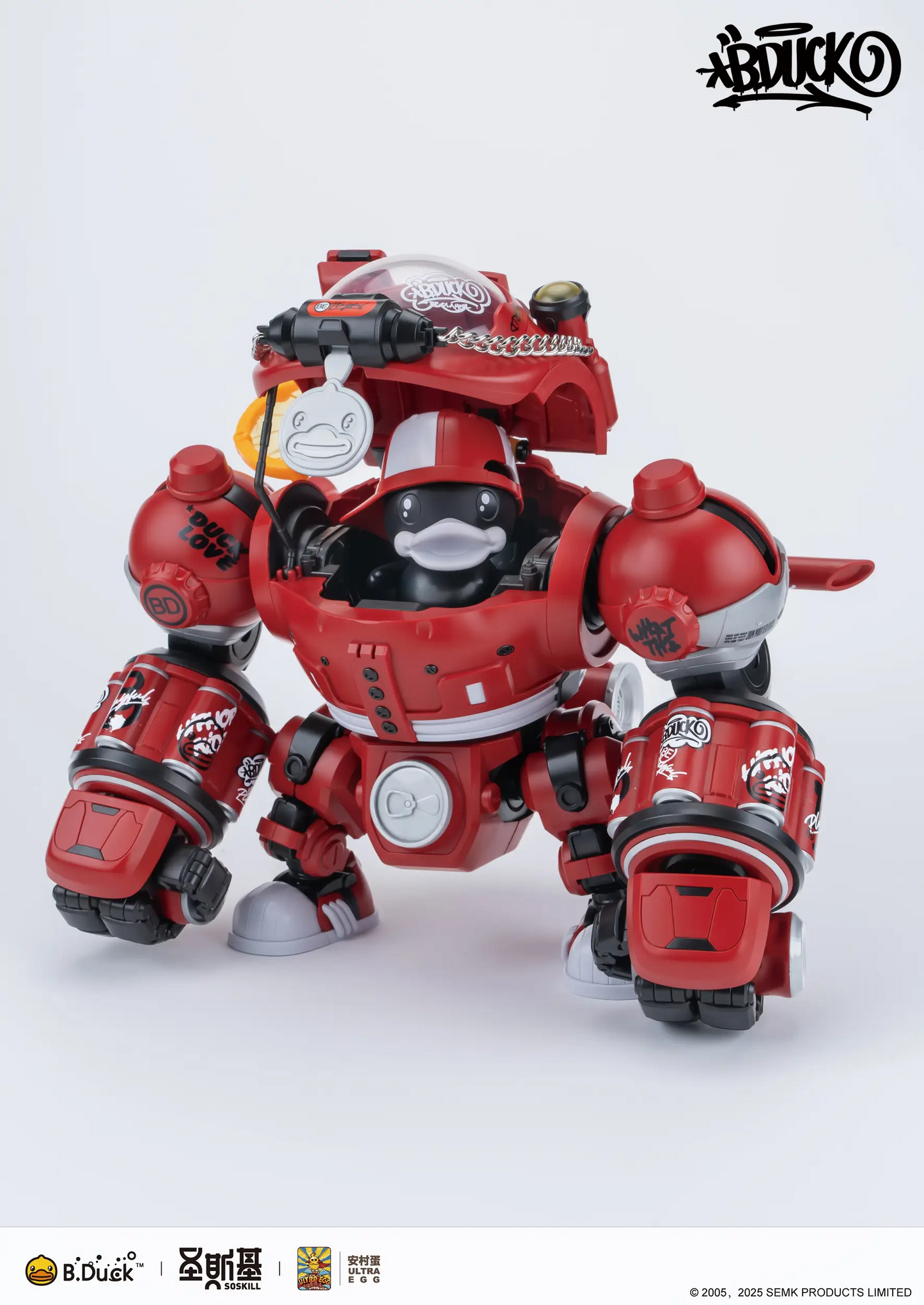 NEW! SOSKILL x ULTRA EGG - HiphopDuck - Plastic Model Kit Cola