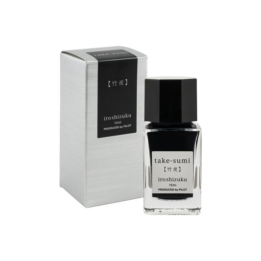 NEW! Pilot Iroshizuku - Bamboo Charcoal (Take-sumi) - 15ml Fountain Pen