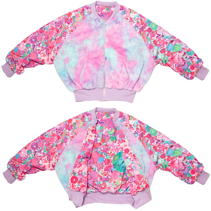NEW! 6%DOKIDOKI - Reversible Boa Jacket / KAWAIITOPIA TOPIAPINK