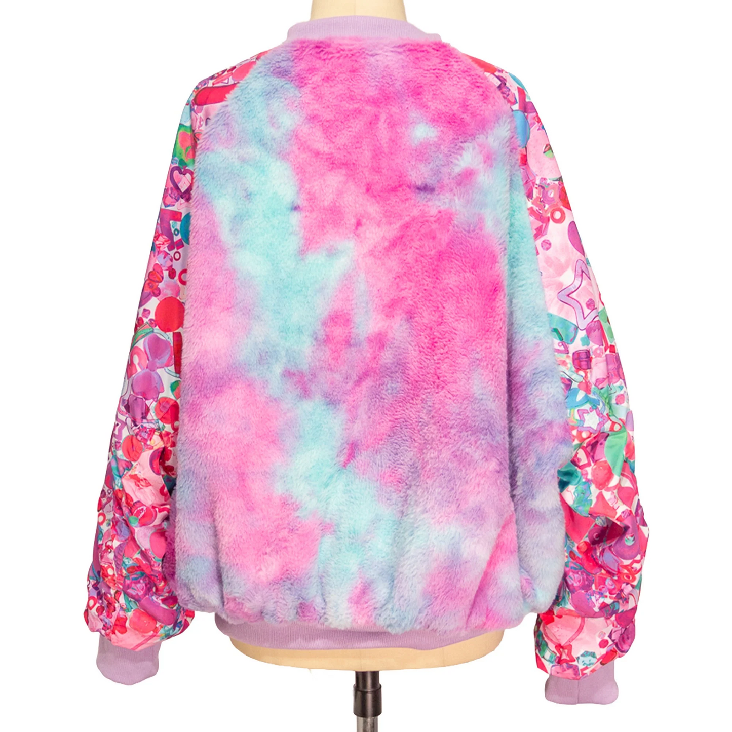 NEW! 6%DOKIDOKI - Reversible Boa Jacket / KAWAIITOPIA TOPIAPINK