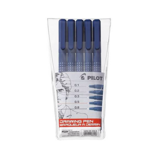 NEW! Pilot DR Drawing Markers Set of 5