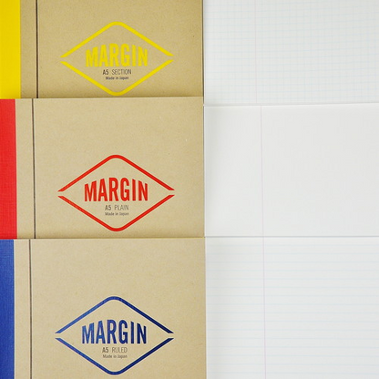 PRE-ORDER! Life Margin - A5 Notebook - 80 Ruled Sheets - Red N711